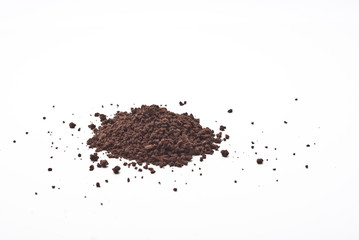 grains and cocoa powder