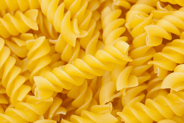 Dry rotini pasta