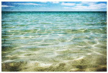 Obraz premium Grunge Ocean Vista