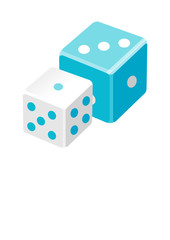 Vector icon dice
