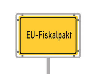 EU-fiskalpakt - obrazy, fototapety, plakaty