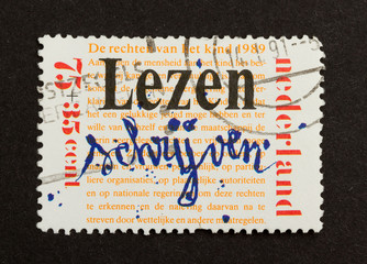 HOLLAND - CIRCA 1980: Stamp printed in the Netherlands