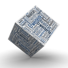 Erweiterte Realit&auml;t - W&uuml;rfel / Cube