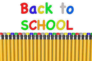 Back to school with pencils