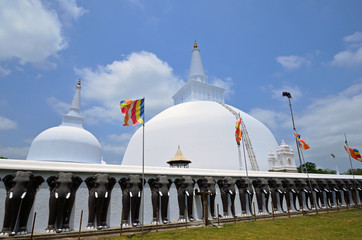Ruwanweli Seya Dagoba in Anuradhapura,Sri Lanka