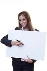 Naklejka premium businesswoman