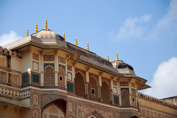 Fototapeta na wymiar Amber Fort at Jaipur, India