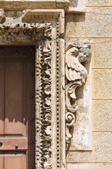 Church of St. Antonio. Calimera. Puglia. Italy.