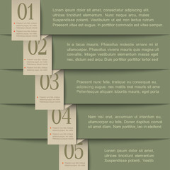 Retro design template