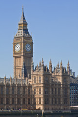 Fototapeta na wymiar Houses of Parliament i Big Ben
