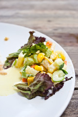 side dish : fresh vegetable salad