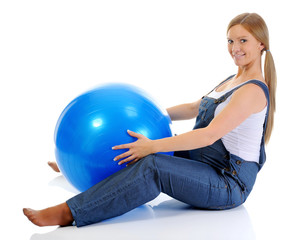 Beautiful pregnant woman