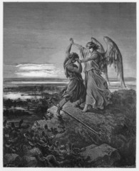 Jacob wrestles with the angel - 42130869
