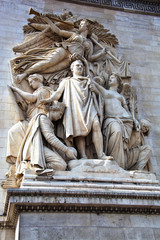 Paris, Paris, Frankreich. Triumpfbogen