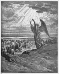 An Angel appears to the Israelites