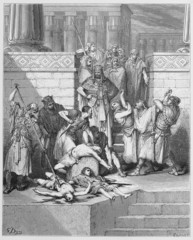 Slaughter of the sons of Zedekiah before their father