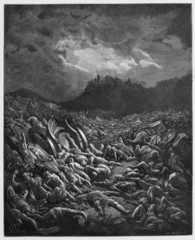 The destruction of the Ammonites and Moabites armies © nickolae