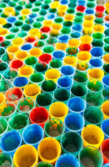 Colorful glass background