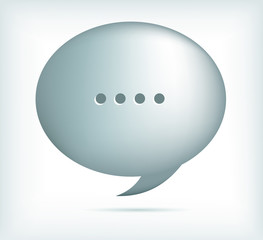 silver speech bubbles