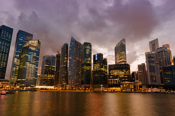 Naklejka premium singapore