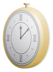 Golden clock
