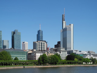 Fototapeta na wymiar Hochhäuser in Frankfurt