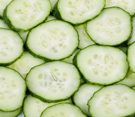 Green cucumber background