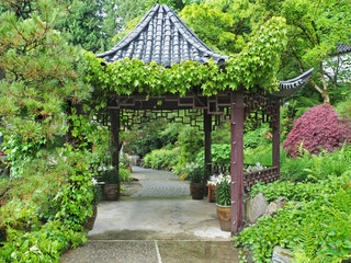 Eastern garden gazebo