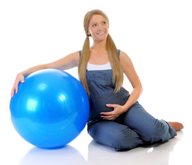 Beautiful pregnant woman