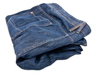 Jeans isolated on white