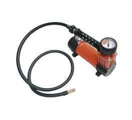 Car air compressor with manometer