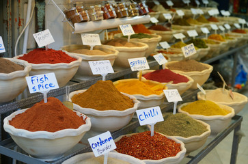 Spices in Arab Market