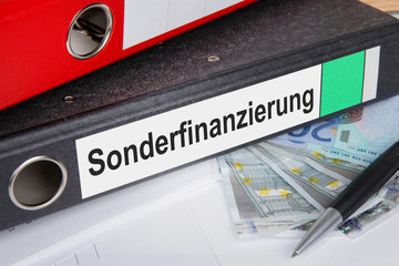 Aktenordner Sonderfinanzierung