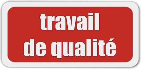 bouton travail de qualité