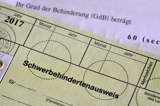Behindertenausweis