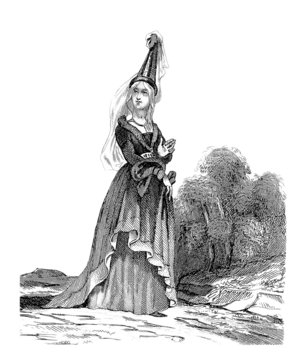Aristocratic Lady - 14th century