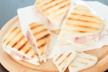 Ham and cheese sandwich _ Toast
