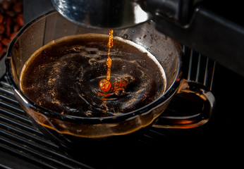 coffee maker machine with  coffee cup