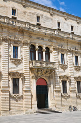 Fototapeta na wymiar Seminary palace. Lecce. Puglia. Italy.