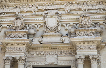 Santa Croce Basilica. Lecce. Puglia. Italy.
