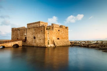 Wall murals Cyprus Late afternoon view of the Paphos Castle (Paphos, Cyprus)