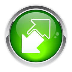 Internet connection disconnect button arrow icon.