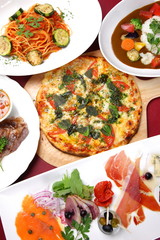 Various dishes