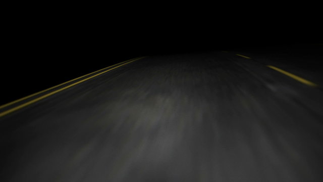 Roadtrip at night