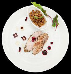 White meat in plate