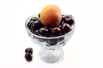 Apricot and cherries