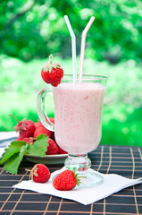 Strawberry milkshake