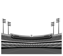 Stadium background . Vector illustration.