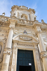 Fototapeta na wymiar Cathedral of Lecce. Apulia. Włochy.