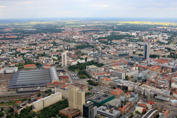 Luftaufnahme Leipzig